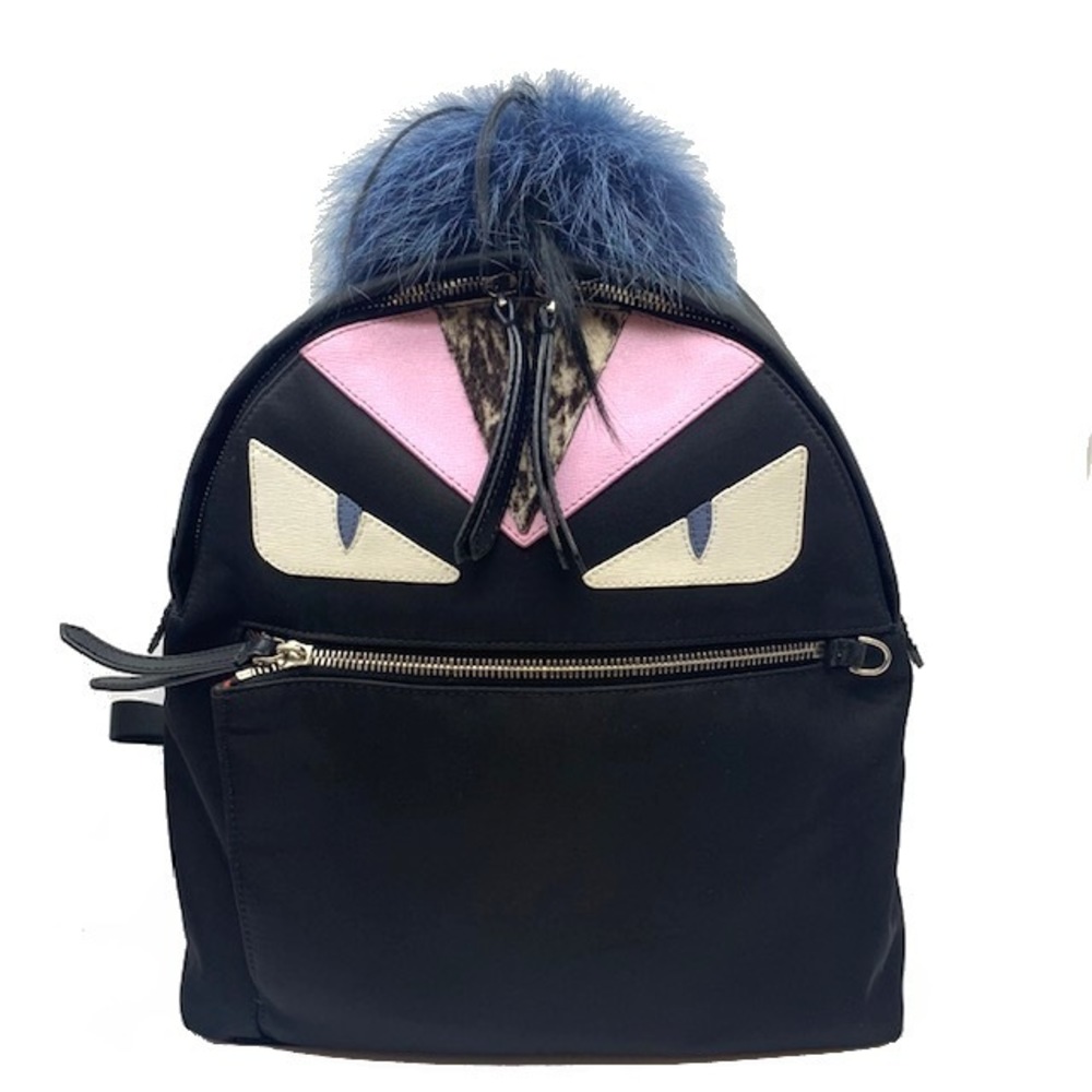 Fendi Backpack Monster Nylon Black - image 1